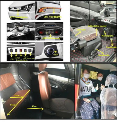 Xe ba bánh dành cho người lớn 3 bánh 60V 1500W 80Ah LiFePo4 Xe điện chở khách chạy bằng điện