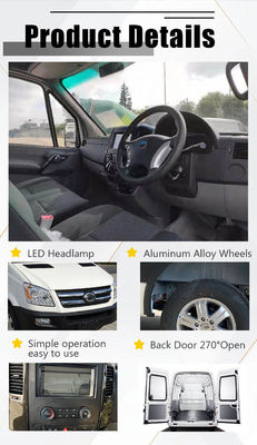 73,6kWh Xe chở hàng điện nhỏ 110km / H Tủ đông điện Van 288km Phạm vi tối đa