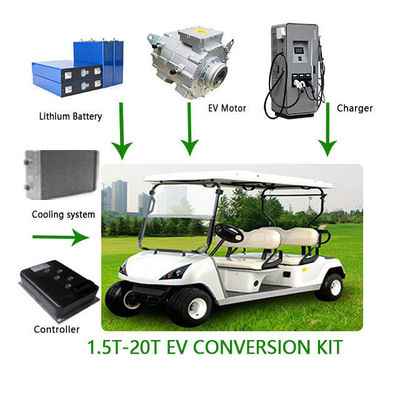 DC AC Golf Cart EV Car Bộ chuyển đổi động cơ điện Chống nước IE 4 Hiệu quả