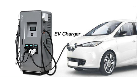 Thiết bị cung cấp xe điện IP55 Trạm sạc EV đầu vào kép 160KW DC