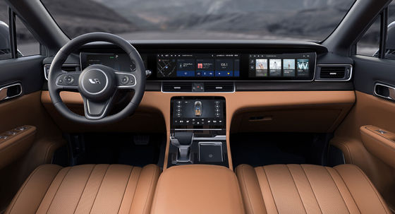 220km/h Plug In Hybrid SUV Phạm vi 700Km Bốn màn hình Xe điện sáu chỗ ngồi