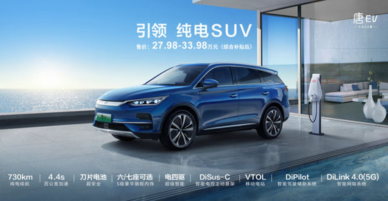 Xe năng lượng mới BYD tốc độ cao