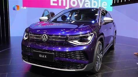 Xe ô tô điện cỡ lớn VW ID6X Tầm xa 617 km Xe SUV điện tinh khiết 160 km / h