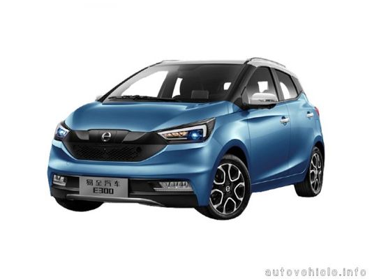 Xe điện tốc độ nhanh 100km/h JMC EV3 Xe điện chạy bằng năng lượng mới Sedan 302km NEDC