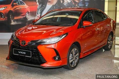 Xe điện trung bình Toyota Vios 190km/H Tốc độ tối đa FWD Sedan 5 chỗ