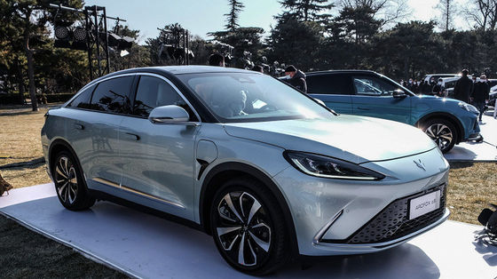 ARCFOX S Ô tô SUV điện cỡ nhỏ Phạm vi 500 km FWD Xe tay lái bên trái