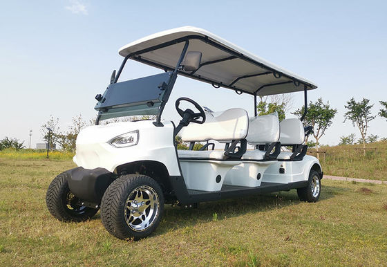 30km / H - 50km / h Xe golf điện 4 bánh Pin lithium 6 chỗ chơi Golf Buggy