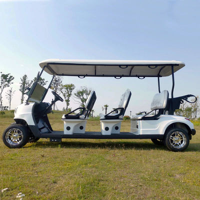 30km / H - 50km / h Xe golf điện 4 bánh Pin lithium 6 chỗ chơi Golf Buggy