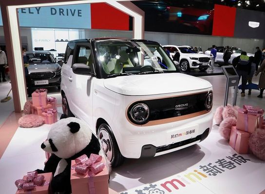 Xe Geely Panda Mini EV 4 Chỗ Hatchback Chạy Điện Năng Lượng Mới 120km NEDC