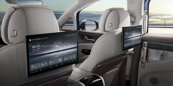 Denza D9 MPV EV Xe 571nm pin lithium Iron 4WD SUV điện 180km / h