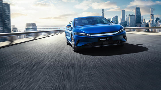 Xe năng lượng mới BYD tốc độ cao