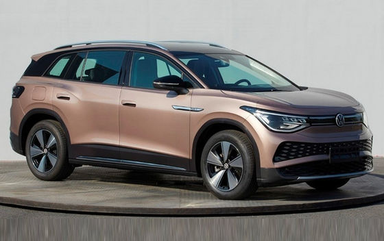 VW ID 6X Pure Electric Ô tô SUV 160km/H 5 Cửa 7 Chỗ 180hp Quãng đường 460km