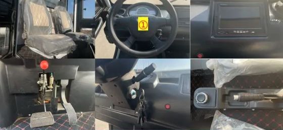 4m3 Mini rác rưởi thu thập bụi rác rưởi điện Dump Dọn dẹp xe tải Cứu hỏa xe tải