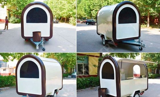 Nhà máy bánh burger ngoài trời phục vụ dịch vụ ăn uống Ứng dụng thức ăn nhanh di động với bếp thép không gỉ