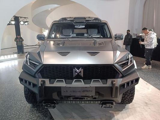 Chiếc xe EV lớn tại Dongfeng Mengshi M-Hero 917 EV Sản xuất bắt đầu 1000 mã lực 505 km phạm vi dưới mui xe