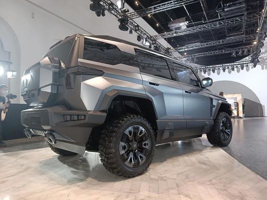 Chiếc xe EV lớn tại Dongfeng Mengshi M-Hero 917 EV Sản xuất bắt đầu 1000 mã lực 505 km phạm vi dưới mui xe