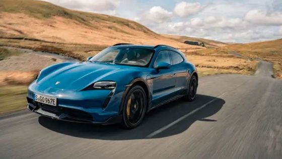 Chiếc xe điện nhanh nhất - Porsche Taycan cross Turismo tốc độ tối đa 220km/h Xe năng lượng mới