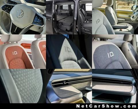 VW cổ điển nhà trọ MPV Volkswagen ID Buzz. 2023 robort điện không gian lớn thực tế cho các gia đình
