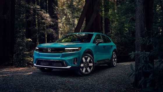 New Ev xe 2024 Honda Prologue EV Crossover với một thấp, tư thế rộng, một chiều dài chiều dài