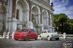 2024 FIAT 500e FWD Mini xe điện pin 42kwh với tốc độ tối đa 94mph