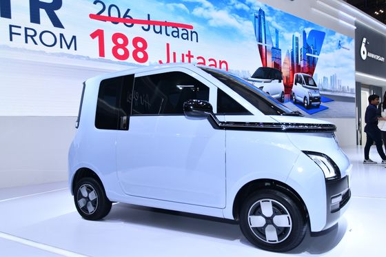 Chiếc mini xe điện mới Wuling Air ev RHD Air EV đi kèm với động cơ điện 30/50 kW 200/300km RANGES