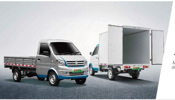 China Brand Electric Mini Truck với Van Ruichi Ek01s Capacity Loading 720kg 6cbm Container, xe tải điện thuần túy