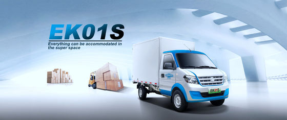 China Brand Electric Mini Truck với Van Ruichi Ek01s Capacity Loading 720kg 6cbm Container, xe tải điện thuần túy