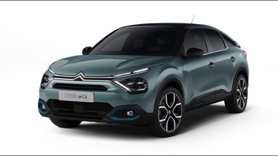 Lái xe tốt E-C4 của Citroen Với 115kw (156ps) Điện lực 150km/h Tốc độ tối đa 54kwh Lithium Ion pin