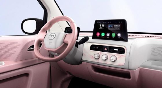 Tùy chọn đa màu Mini Ev Cars Zhido Rainbow với CLTP 205km 17.13/17.3kwh Pin cho 20&30kw Power