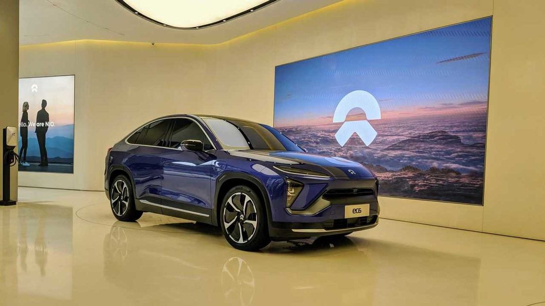 Nio EC6 Ô tô điện hiệu suất cao 75kwh 5 cửa Xe điện trung bình 465Km
