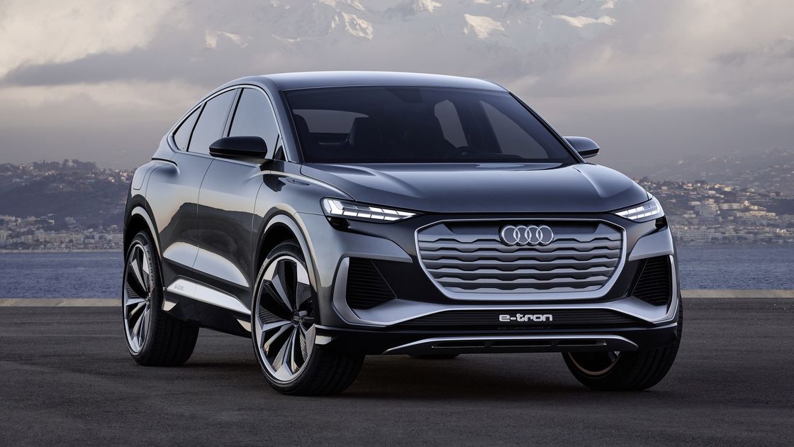 160km/h Xe điện cỡ lớn Xe điện Audi Q4 E-Tron 5 chỗ 5 cửa