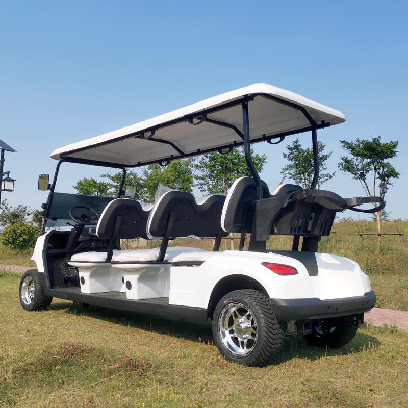 30km / H - 50km / h Xe golf điện 4 bánh Pin lithium 6 chỗ chơi Golf Buggy